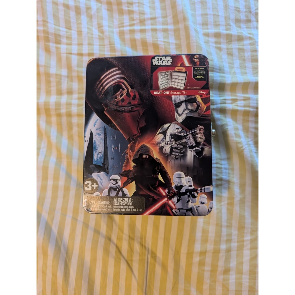 NEW Star Wars Neat-Oh! Storage Tin Lunchbox The Force Awakens SEALED